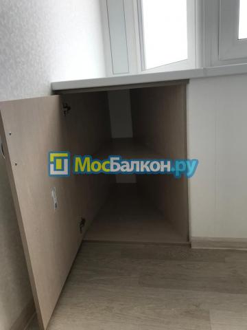 ОСТЕКЛЕНИЕ И ОТДЕЛКА ЛОДЖИИ С ВСТРОЕННЫМИ ТУМБАМИ