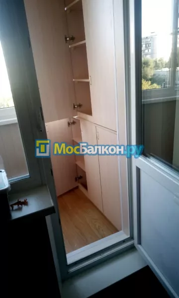 Шкаф на балкон купить в Видном на заказ недорого от МосБалкон
