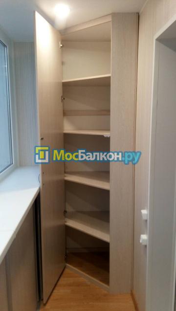 Установка шкафа углового и раздвижной тумбы