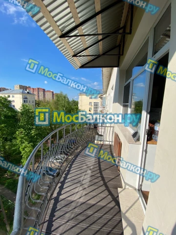 Крыша на балконе в Видном монтаж и ремонт по выгодной цене от МосБалкон