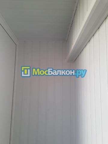 Остекление и отделка Г - образного балкона