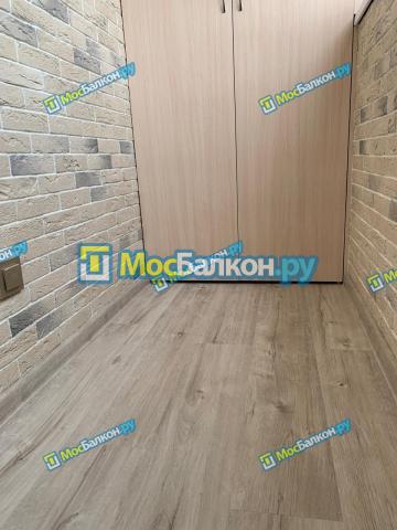 Отделка Балкона 4 метра Декоративным камнем(кирпичом)