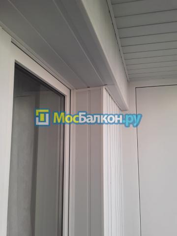 Остекление и отделка Г - образного балкона