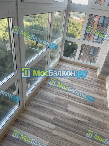 Панорамное остекление заказать под ключ по выгодной цене в Видном от компании МосБалкон