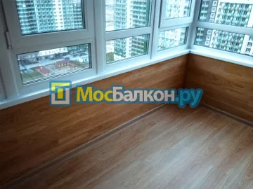 Отделка балкона и лоджии пластиковыми ПВХ панелями в Видном от компании МосБалкон