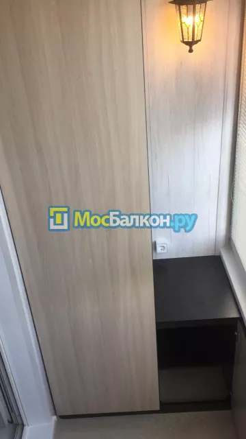 Шкаф на балкон купить в Видном на заказ недорого от МосБалкон