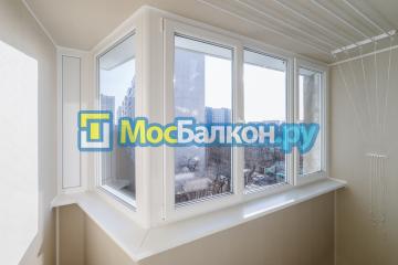Остекление и отделка балкона в Мытищах