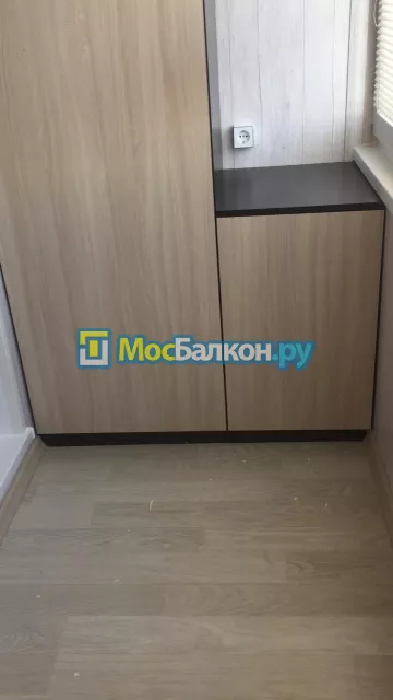 Шкаф на балкон купить в Видном на заказ недорого от МосБалкон