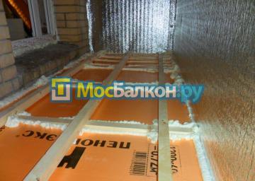 Недорогое и качественное утепление балкона
