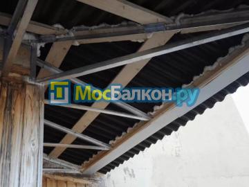 изготовление крыши и козырька на балкон