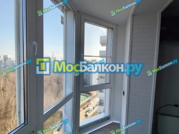 Панорамное остекление заказать под ключ по выгодной цене в Видном от компании МосБалкон