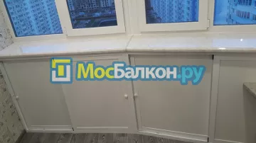 Шкаф на балкон купить в Видном на заказ недорого от МосБалкон