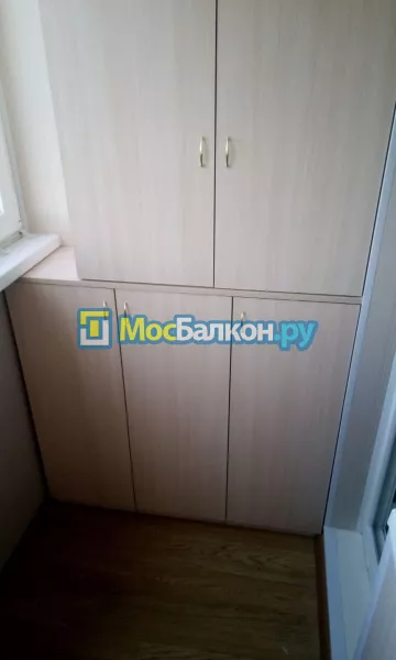 Шкаф на балкон купить в Видном на заказ недорого от МосБалкон