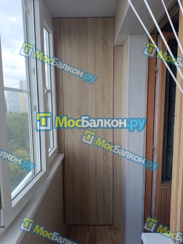 Шкаф на балкон купить в Видном на заказ недорого от МосБалкон