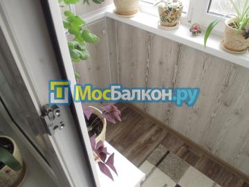 отделка балконов ламинатом примеры работ