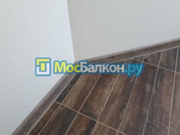 Остекление балкона с высотой створок 160 см