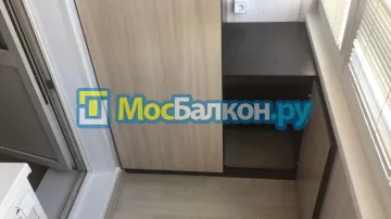 Шкаф на балкон купить в Видном на заказ недорого от МосБалкон
