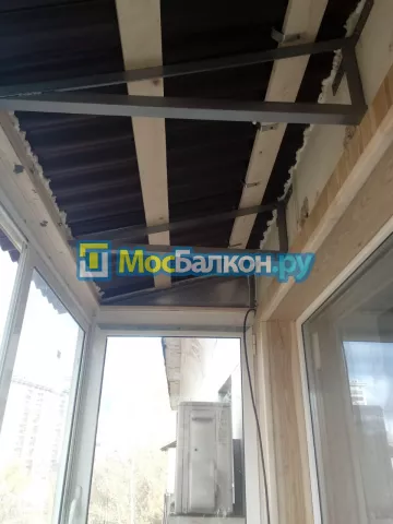 Крыша на балконе в Видном монтаж и ремонт по выгодной цене от МосБалкон