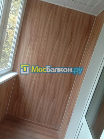 Обшивка балкона панелями