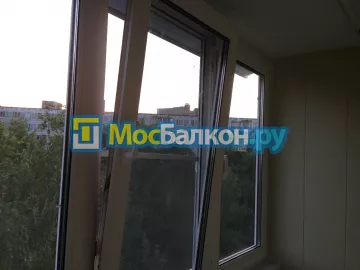 Отделка балкона и лоджии пластиковыми ПВХ панелями в Видном от компании МосБалкон