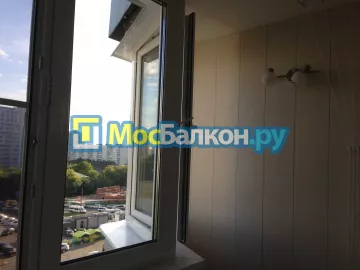 Отделка балкона и лоджии пластиковыми ПВХ панелями в Видном от компании МосБалкон
