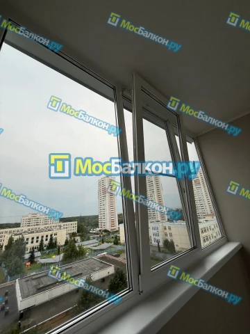 Пластиковое остекление лоджий под ключ по доступным ценам в Видном | МосБалкон