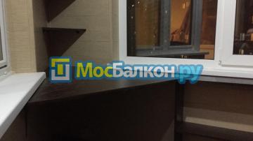 Встроенная мебель на балкон
