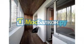 Отделка балкона и лоджии пластиковыми ПВХ панелями в Видном от компании МосБалкон