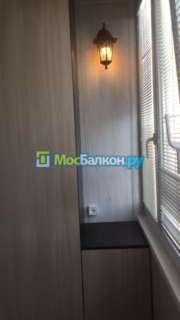 Шкаф на балкон купить в Видном на заказ недорого от МосБалкон