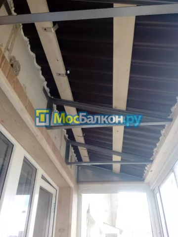 Крыша на балконе в Видном монтаж и ремонт по выгодной цене от МосБалкон