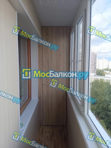 Шкаф на балкон купить в Видном на заказ недорого от МосБалкон