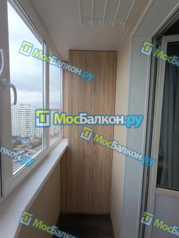 Шкаф на балкон купить в Видном на заказ недорого от МосБалкон