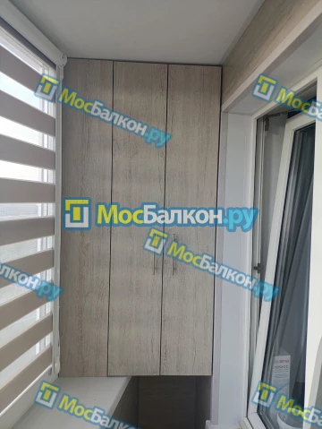 Шкаф на балкон купить в Видном на заказ недорого от МосБалкон