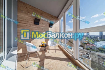 Панорамное остекление заказать под ключ по выгодной цене в Видном от компании МосБалкон