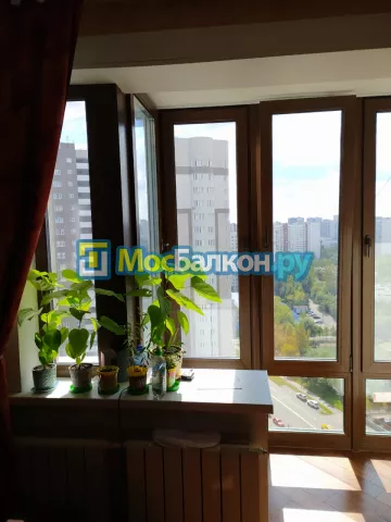 Панорамное остекление заказать под ключ по выгодной цене в Видном от компании МосБалкон