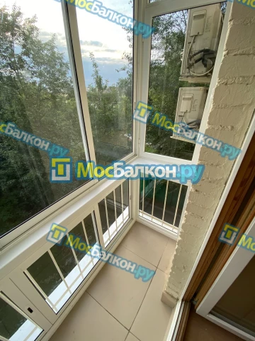 Панорамное остекление заказать под ключ по выгодной цене в Видном от компании МосБалкон