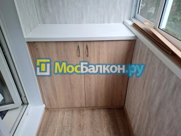 Шкаф на балкон купить в Видном на заказ недорого от МосБалкон
