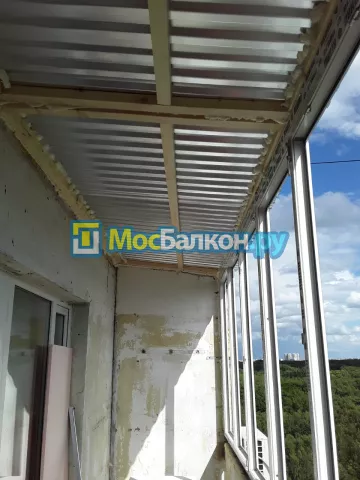 Крыша на балконе в Видном монтаж и ремонт по выгодной цене от МосБалкон