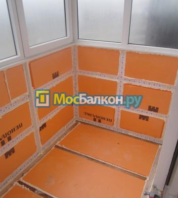 Утепление балконов - заказать балкон в Москве и области