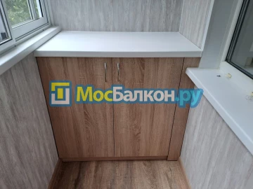 Шкаф на балкон купить в Видном на заказ недорого от МосБалкон