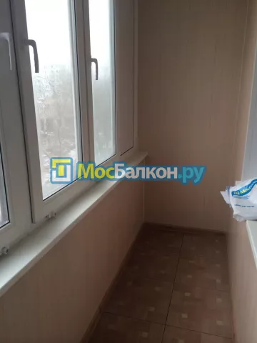 Отделка балкона и лоджии пластиковыми ПВХ панелями в Видном от компании МосБалкон