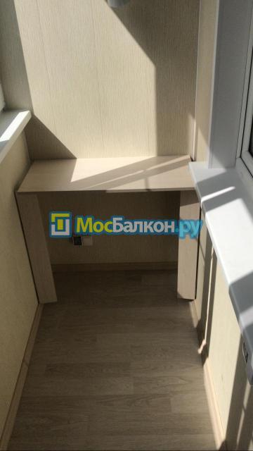Изготовление компьютерного столика на балконе