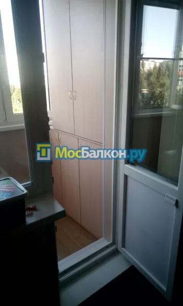 Шкаф на балкон купить в Видном на заказ недорого от МосБалкон