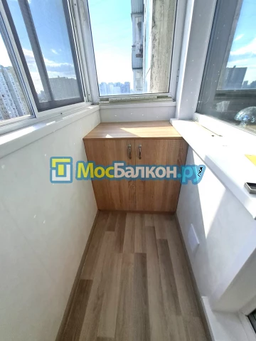 Шкаф на балкон купить в Видном на заказ недорого от МосБалкон