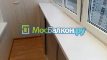 Шкаф на балкон купить в Видном на заказ недорого от МосБалкон
