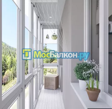 Отделка балкона и лоджии пластиковыми ПВХ панелями в Видном от компании МосБалкон