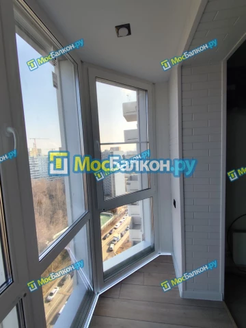 Панорамное остекление заказать под ключ по выгодной цене в Видном от компании МосБалкон