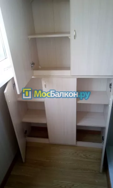 Шкаф на балкон купить в Видном на заказ недорого от МосБалкон