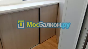 Шкаф на балкон купить в Видном на заказ недорого от МосБалкон