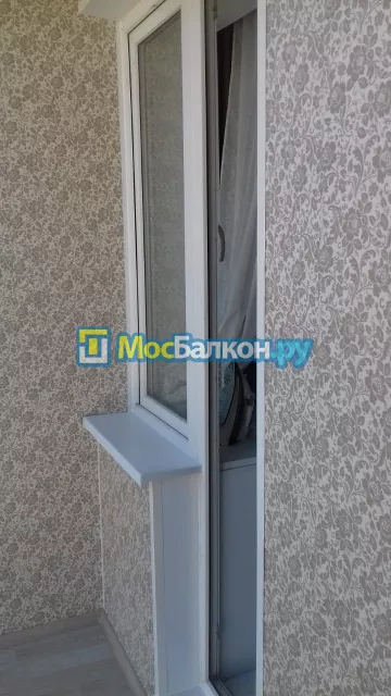 Отделка балкона и лоджии пластиковыми ПВХ панелями в Видном от компании МосБалкон